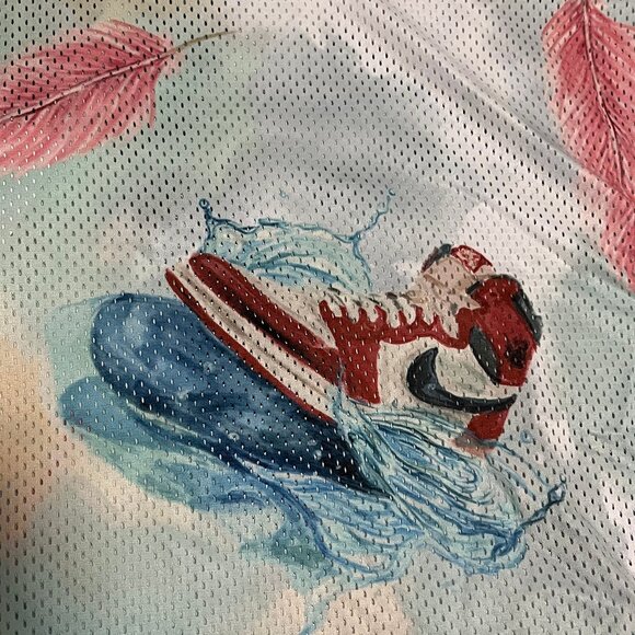 Nike Jordan Essentials Printed Camp Top - Picture 5 of 6